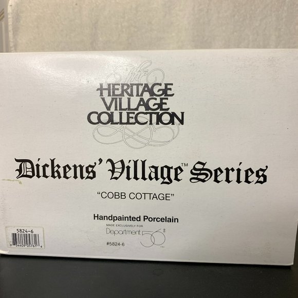 Dept 56 Cobb Cottage Dickens Village Lighted Christmas Building - 1994 - Picture 12 of 12